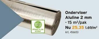 GAMMA Ondervloer aluline aanbieding