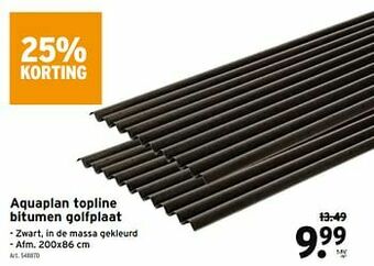 GAMMA Aquaplan topline bitumen golfplaat aanbieding