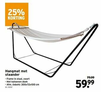 Hangmat met staander