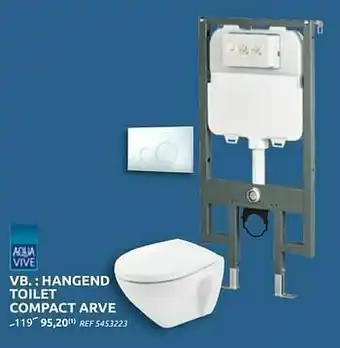 BricoPlanit Hangend toilet compact arve aanbieding