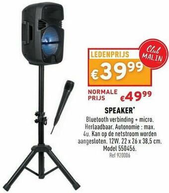 Trafic I dance speaker aanbieding