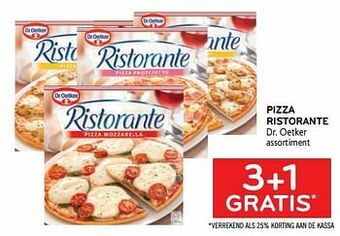 Alvo Pizza ristorante dr. oetker 3+1 gratis aanbieding