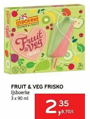 Fruit + veg frisko ijsboerke