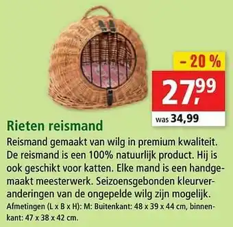 Rieten reismand