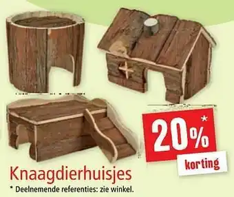 Maxi Zoo 20% korting knaagdierhuisjes aanbieding