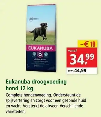 Maxi Zoo Eukanuba droogvoeding hond aanbieding