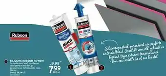 Silicone rubson re-new