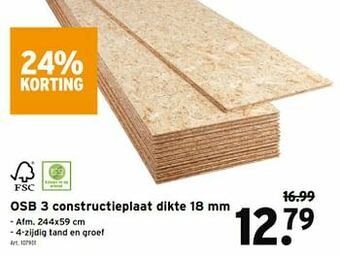 GAMMA Osb 3 constructieplaat aanbieding