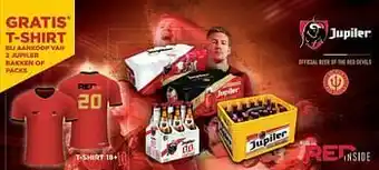 Alvo Gratis t-shirt bij aankoop van 2 jupiler bakken of packs aanbieding