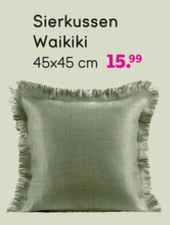 Leen Bakker Sierkussen Waikiki aanbieding