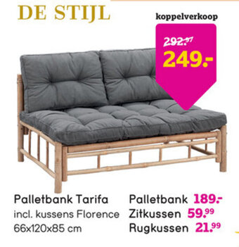 Leen Bakker Palletbank Tarifa aanbieding