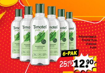 Kruidvat Timotei Pure Shampoo 6-pak aanbieding