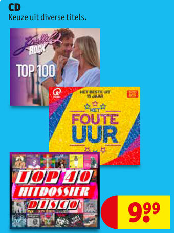 Kruidvat CD aanbieding