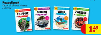 Kruidvat Puzzelboek aanbieding