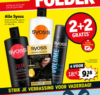 Kruidvat Alle Syoss aanbieding