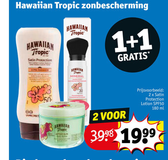 Kruidvat Hawaiian TRopic Zonbescherming aanbieding