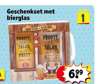 Kruidvat Geschenkset met Bierglas aanbieding