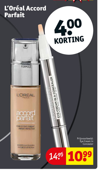 Kruidvat L'Oréal Accord Parfait aanbieding