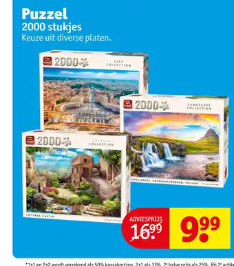 Kruidvat Puzzel 2000 Stukjes aanbieding