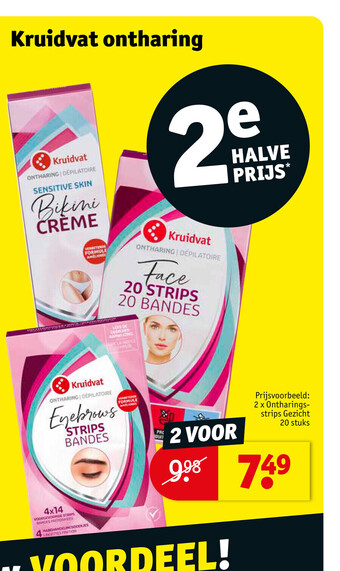 Kruidvat Kruidvat Ontharing aanbieding