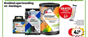 Kruidvat Kruivat Sportvoeding en-Bandages aanbieding