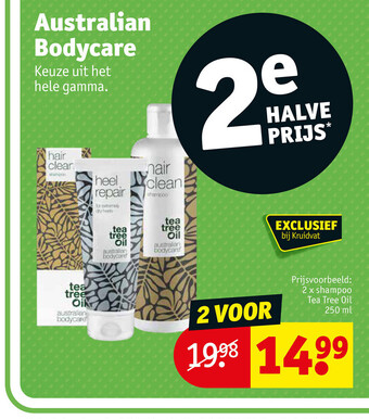 Kruidvat Australian Bodycare aanbieding