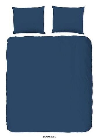 De Matrassen Gigant Dekbedovertrek 240x220 Good Morning katoen strijkvrij denim aanbieding