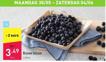 ALDI Blauwe Bessen aanbieding