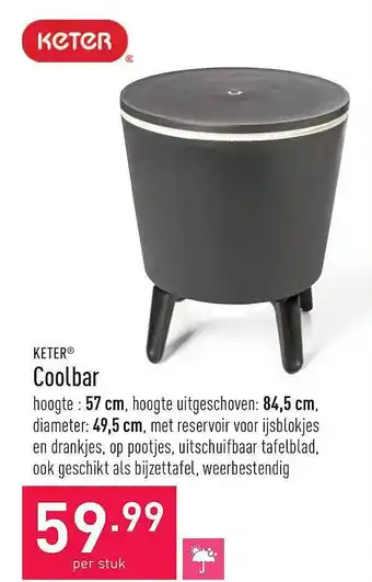 ALDI Keter Coolbar aanbieding