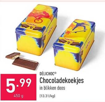 ALDI Délichoc Chocoladekoekjes aanbieding
