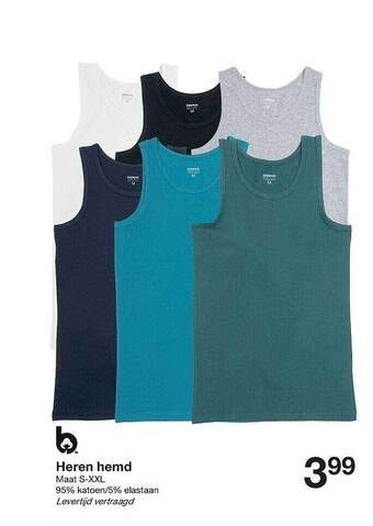 Zeeman Heren Hemd aanbieding