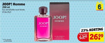 Kruidvat Joop! Homme 200ml aanbieding