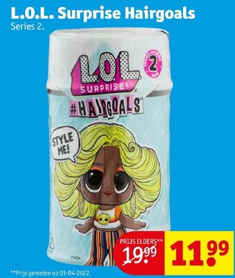 Kruidvat L.O.L. Surprise Hairgoals aanbieding