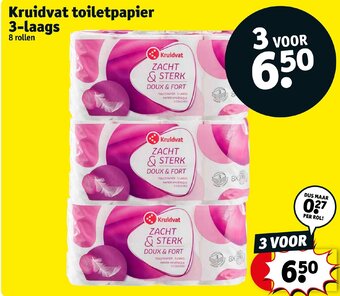 Kruidvat Kruidvat Toiletpapier 3-Laags aanbieding