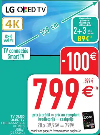 Cora LG Oled TV 4K TV Oled Oled TV aanbieding