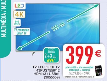 Cora Philips 4K TV Led / Led TV aanbieding