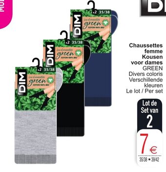 Cora Dim chaussettes femme kousen voor dames aanbieding