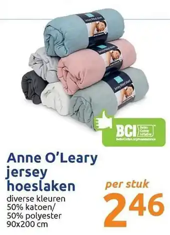 Action Anne O'Leary jersey hoeslaken aanbieding