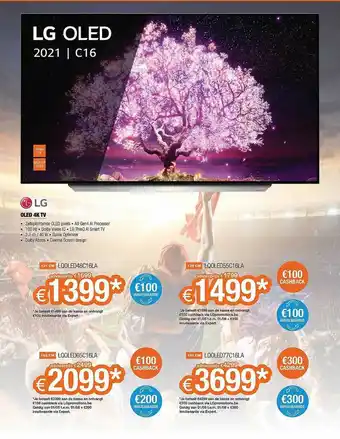 Expert Lg Oled 4k Tv 121 Cm, 139 Cm, 165 Cm, 195 Cm aanbieding