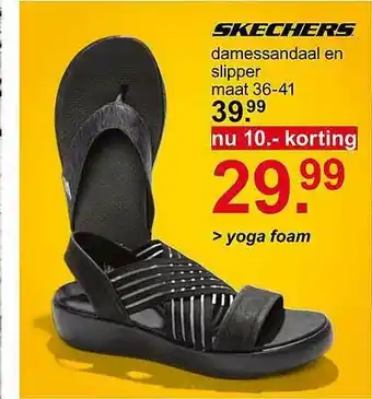 Skechers Damessandaal En Slipper Maat 36-41