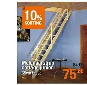 Cevo Molenaarstrap Cottage Junior 65 Cm Breed 10% Korting aanbieding
