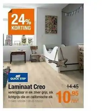 Cevo Laminaat Creo 24% Korting aanbieding