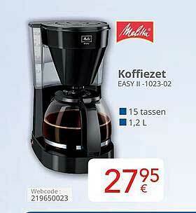 Eldi Koffiezet Easy II - 1023-02 aanbieding