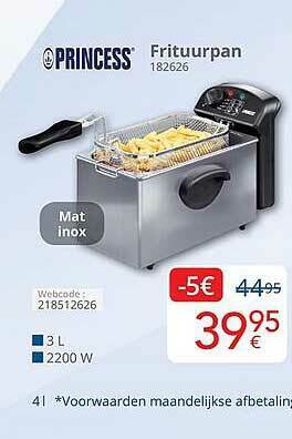 Eldi Princess Frituurpan 182626 aanbieding