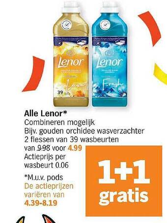 Alle Lenor 1+1 Gratis