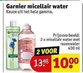 Kruidvat Garnier Micellair Water 400ml aanbieding