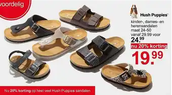 Hush Puppies Kinder-, Dames- En Herensandalen Maat 24-50