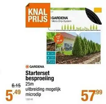 Gardena Starterset Besproeiing