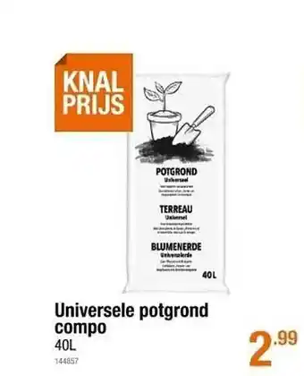 Universele Potgrond Compo 40L