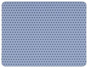 HEMA Hema Placemat 32x42 Kunststof Plusjes Blauw aanbieding